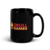 Skull Games Black Glossy Mug